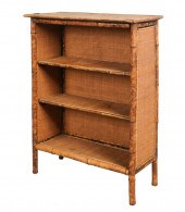 LACQUERED BAMBOO AND RATTAN BO