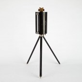 Lacquered Bronze Rain Gauge by