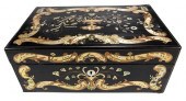 LACQUERED MOTHER OF PEARL LAP