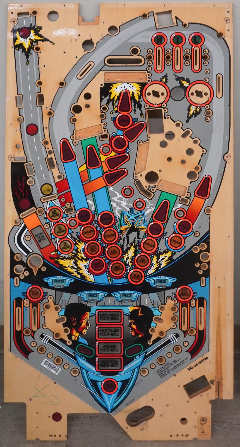 LACQUERED PINBALL PANELLacquered