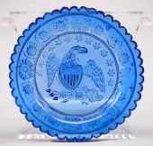 LACY GLASS EAGLE CUP PLATEA mi