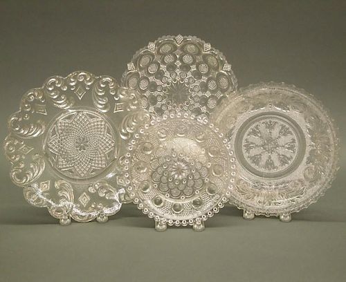 LACY GLASS NAPPIES, FOURFour mid