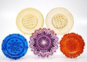 LACY GLASS & PRESSED DISHES, F