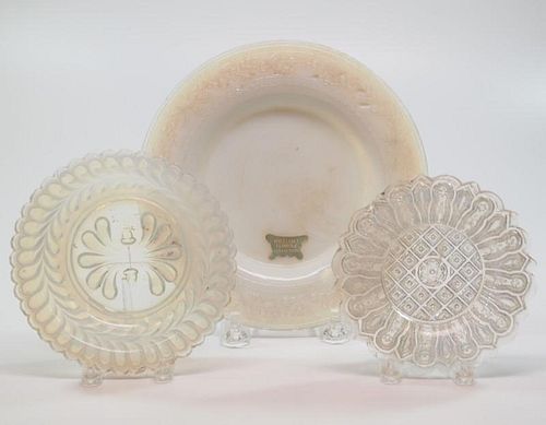 LACY GLASS TABLE ARTICLES,
