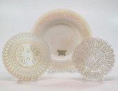LACY GLASS TABLE ARTICLES, THR