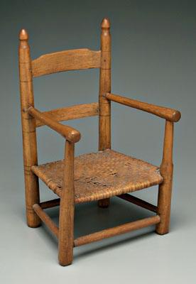 Ladder back child&#39;s armchair,