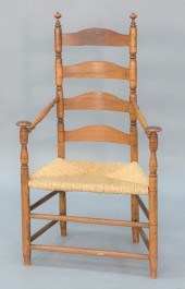 LADDER BACK GREAT CHAIR WITH F