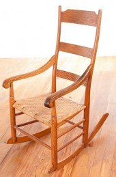 LADDER BACK ROCKING CHAIR CIRC