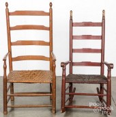 LADDERBACK ARMCHAIR AND ROCKER