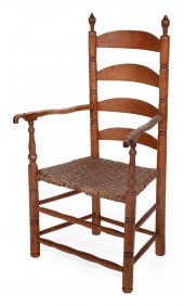 LADDERBACK ARMCHAIR NEW ENGLAN