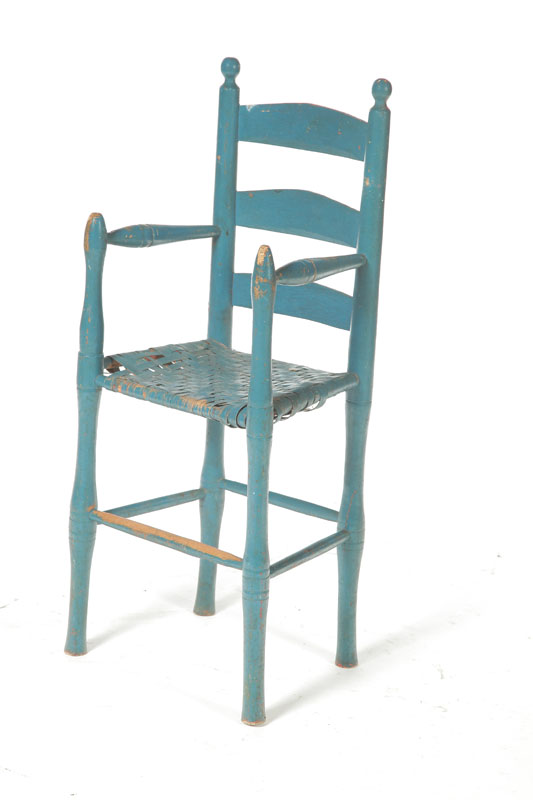 LADDERBACK HIGHCHAIR.  American 
