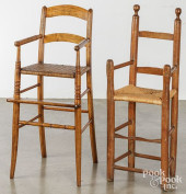 LADDERBACK HIGHCHAIRS<br>Two l