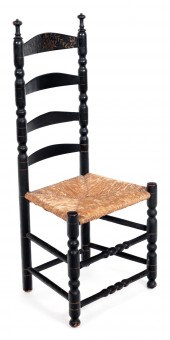 LADDERBACK SIDE CHAIR NEW ENGL