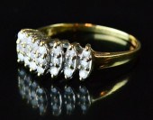 Ladies 10K Gold & Diamond Ring