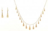 LADIES' 10K TEARDROP NECKLACE