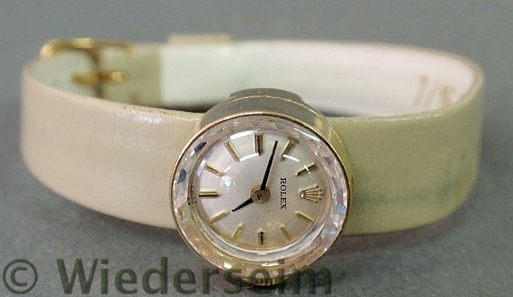 Ladies 14k gold Rolex wristwatch