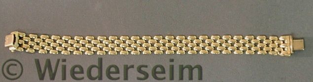 Ladies 14k y.g. basket weave