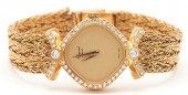 LADIES 18K DIAMOND CHOPARD WAT