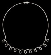 LADIES 18K GOLD & DIAMOND LOOP