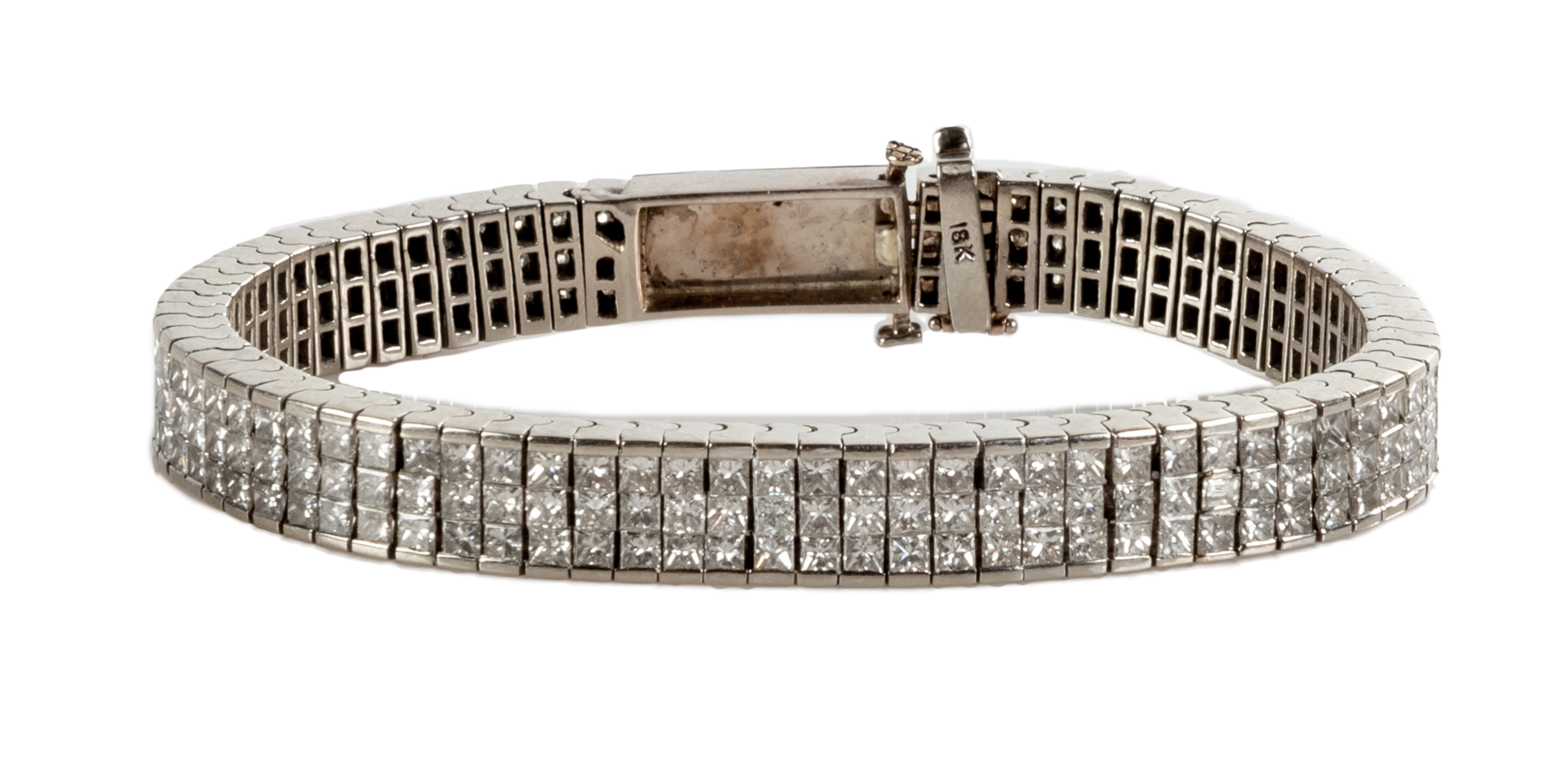 LADIES 18K GOLD & DIAMOND