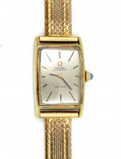 LADIES 18K OMEGA AUTOMATIC DE