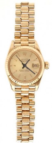LADIES 18K PRESIDENT ROLEX WRI
