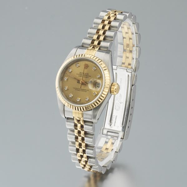 LADIES' 18K TWO-TONE ROLEX DATEJUST