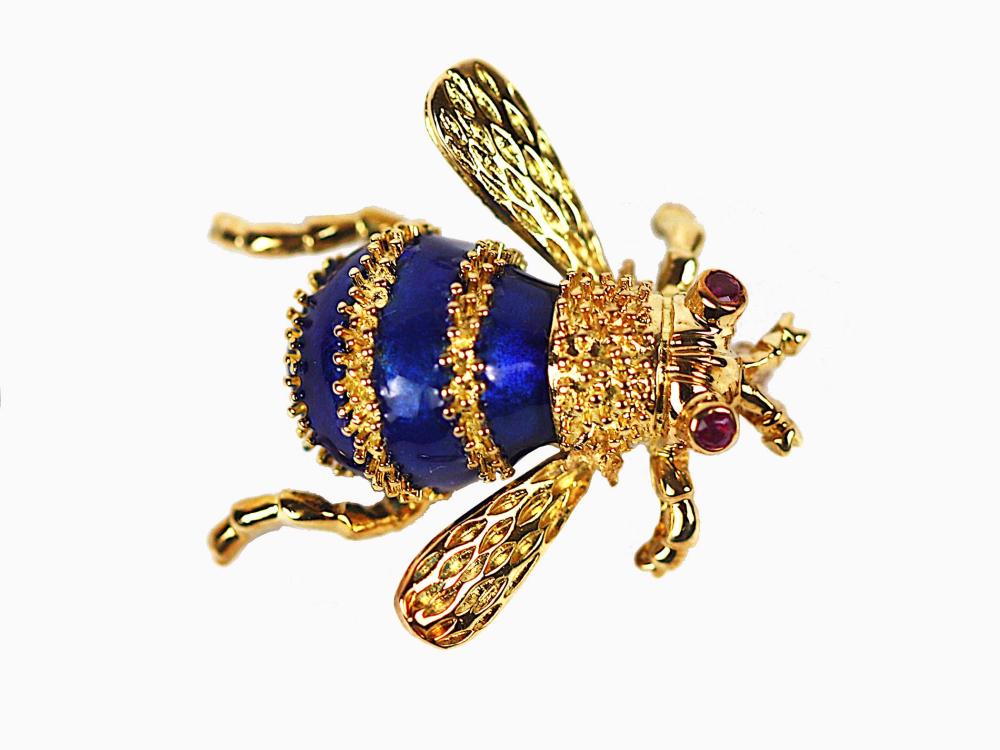 LADIES' 18KT. YELLOW GOLD AND