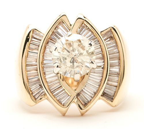 LADIES' 2.39 CARAT DIAMOND