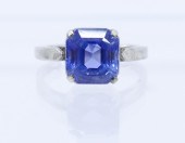 Ladies 4.5ct Sapphire and Ster