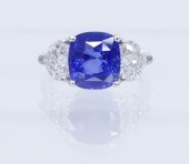 Ladies 5ct Sapphire & Diamond