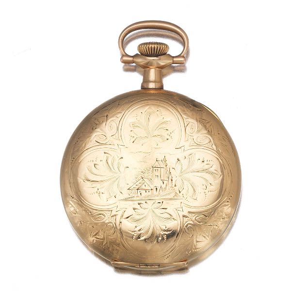 LADIES' ANTIQUE ELGIN GOLD FILLED