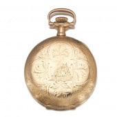 LADIES' ANTIQUE ELGIN GOLD FIL