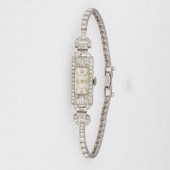 LADIES' ART DECO ELEGANT PLATI