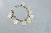 LADIES BRACELET WITH GOLD COIN