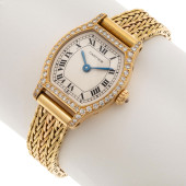 LADIES CARTIER DIAMOND, 18K, "