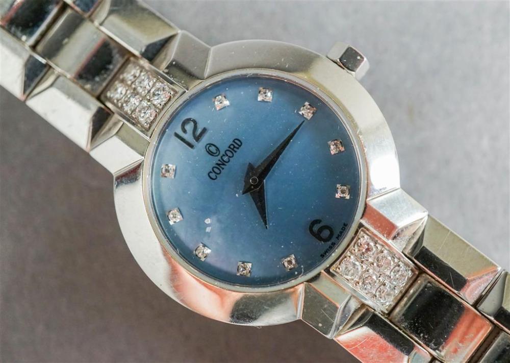 LADIES' CONCORD STAINLESS STEEL AND