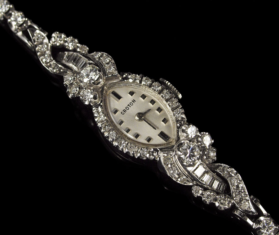 LADIES CROTON 14K DIAMOND