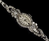 LADIES CROTON 14K DIAMOND WRIS