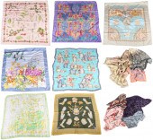 Ladies designer scarf grouping