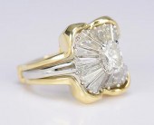 LADIES DIAMOND PLATINUM BALLER