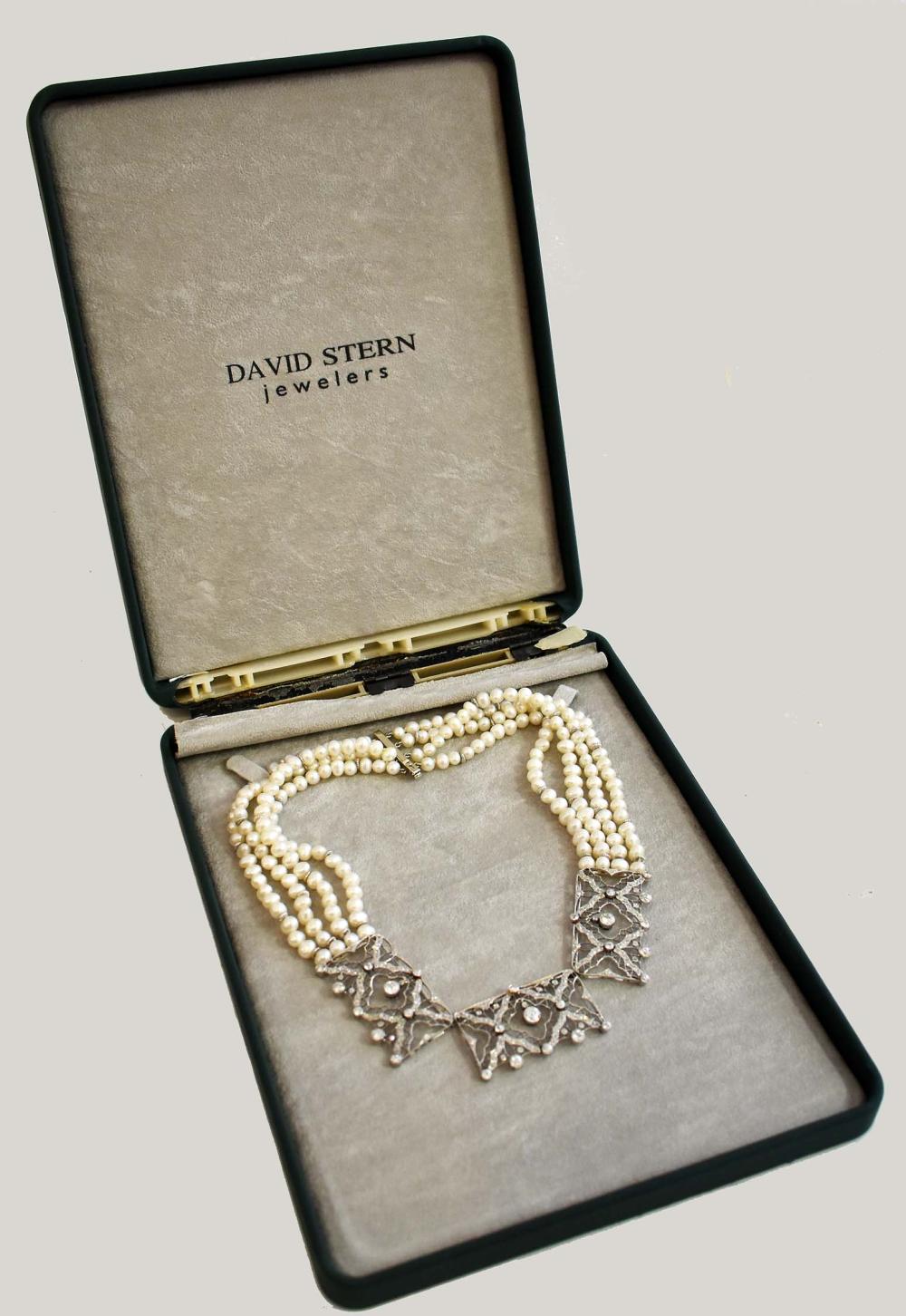 LADIES DIAMONDS, WHITE GOLD, AND