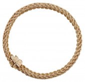 LADIES ESTATE 14KT YG BRAIDED