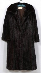 LADIES FULL LENGTH DARK BROWN