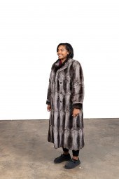 LADIES' FULL LENGTH GRAY CHINC