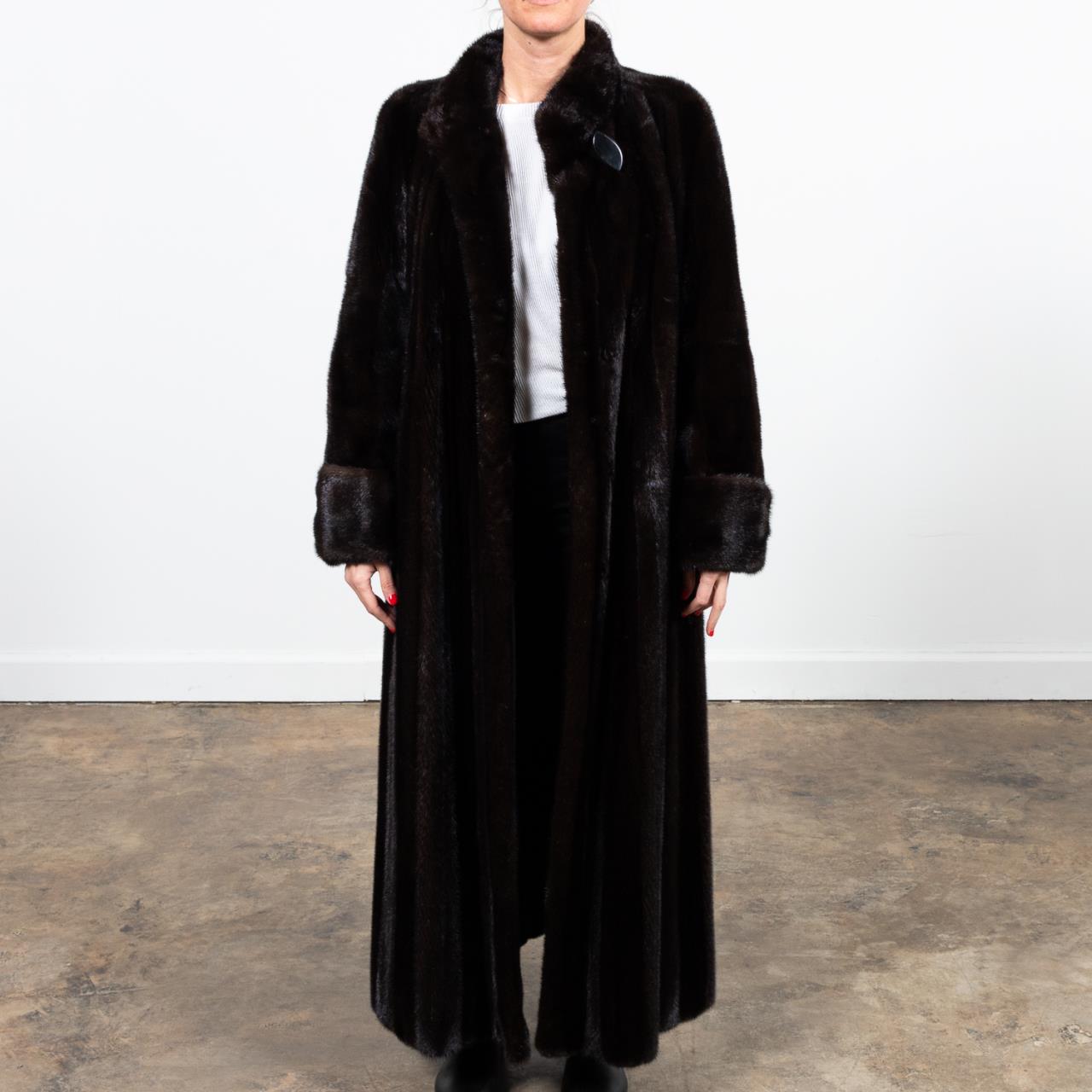 LADIES' FULL LENGTH MAHOGANY MINK