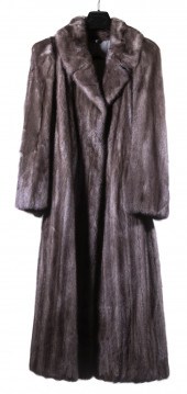 LADIES FULL LENGTH MINK COAT S