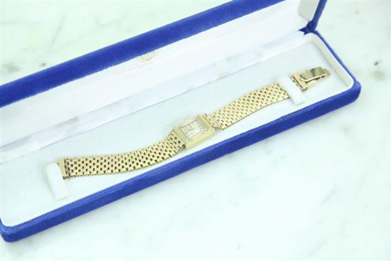 LADIES GOLD WATCH. Marked 14k. Paul