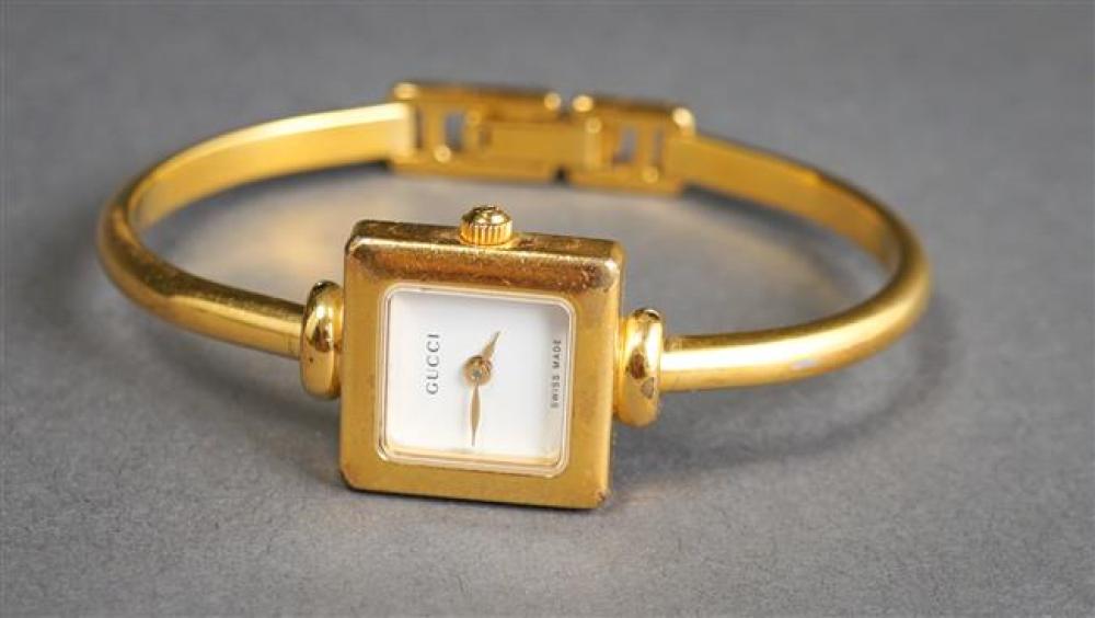 LADIES GUCCI GOLD PLATED QUARTZ