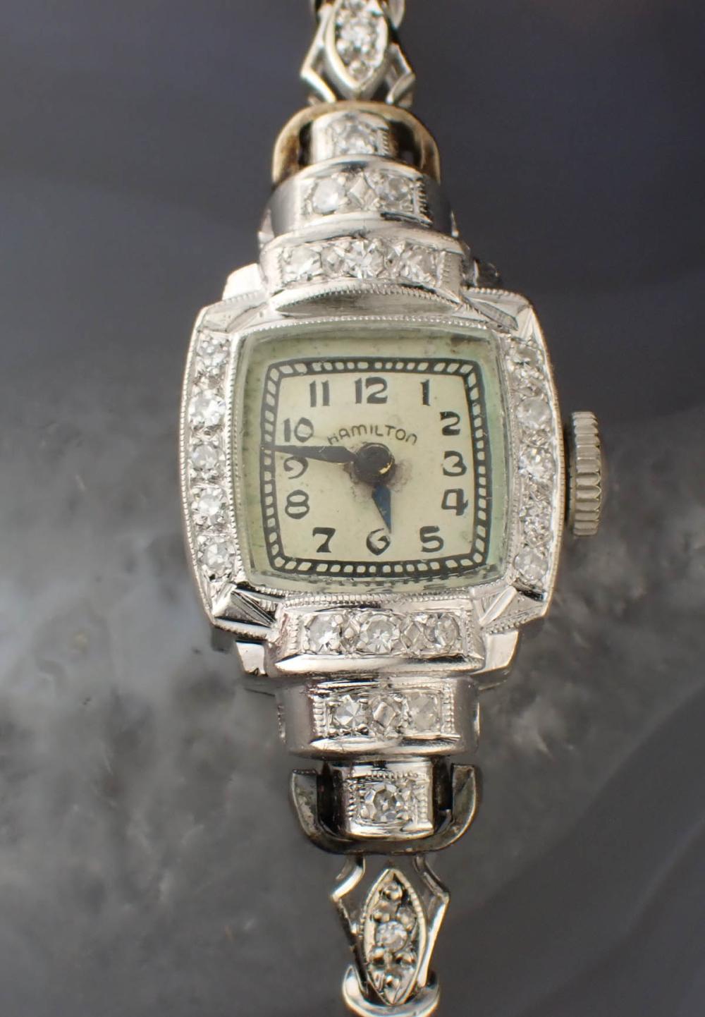 LADIES HAMILTON DIAMOND AND